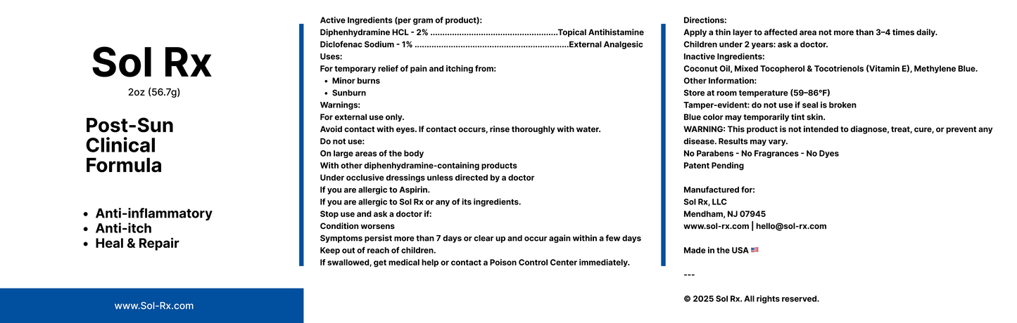 Sol Rx Post-Sun Clinical Formula (2 oz)