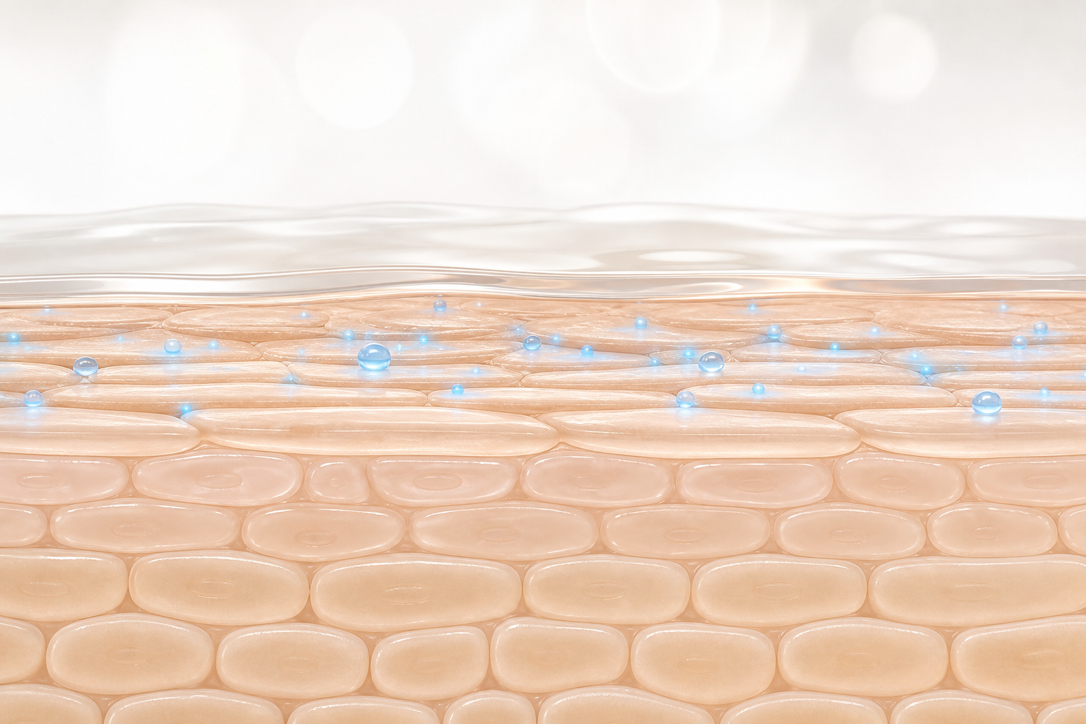 Skin hydration diagram